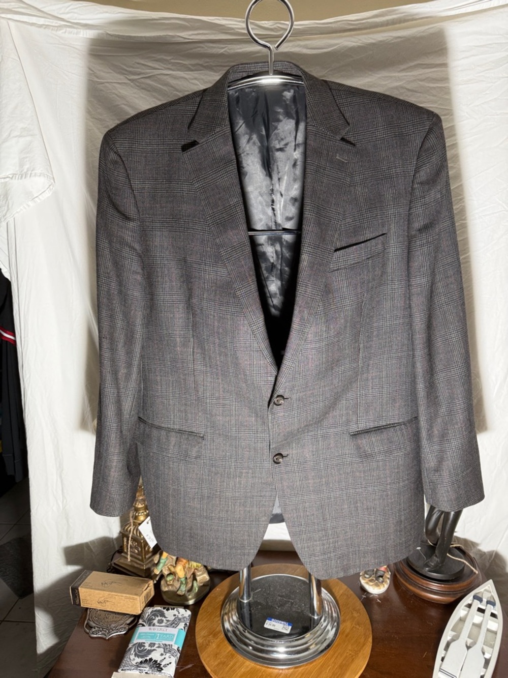 Lauren Ralph Lauren Gray Glen Plaid Sport Coat